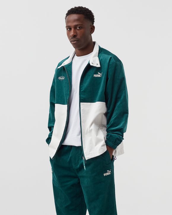 Green puma deals track jacket