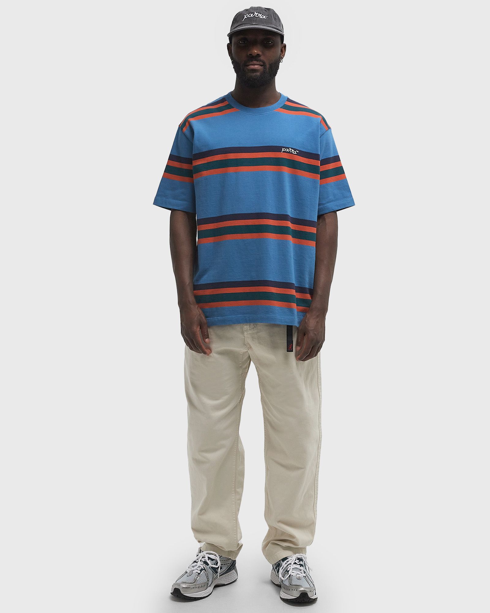 Script striped t-shirt