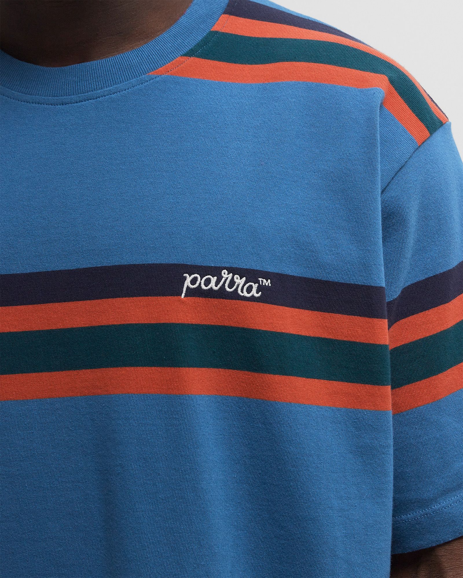 Script striped t-shirt