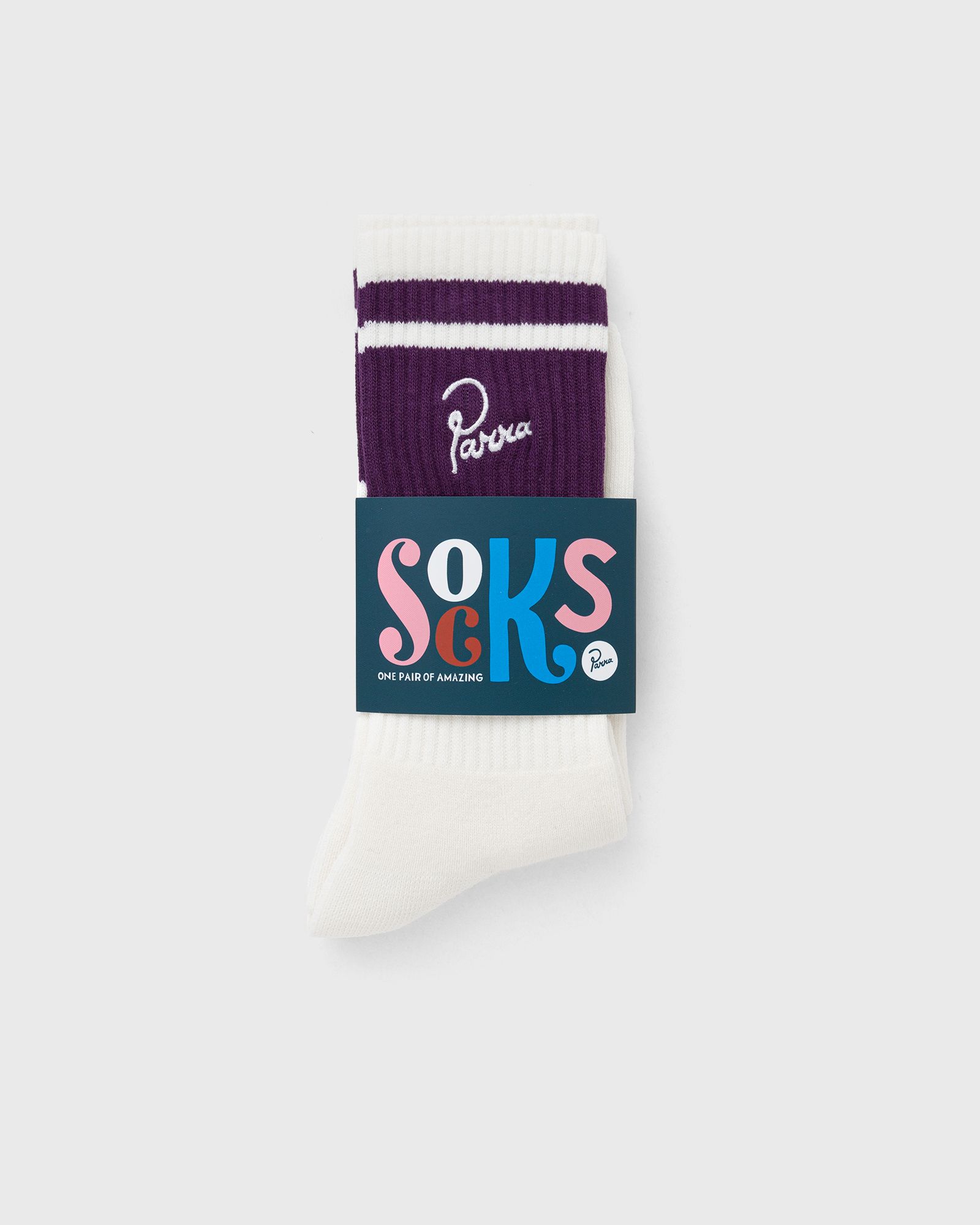 Signature striped crew socks