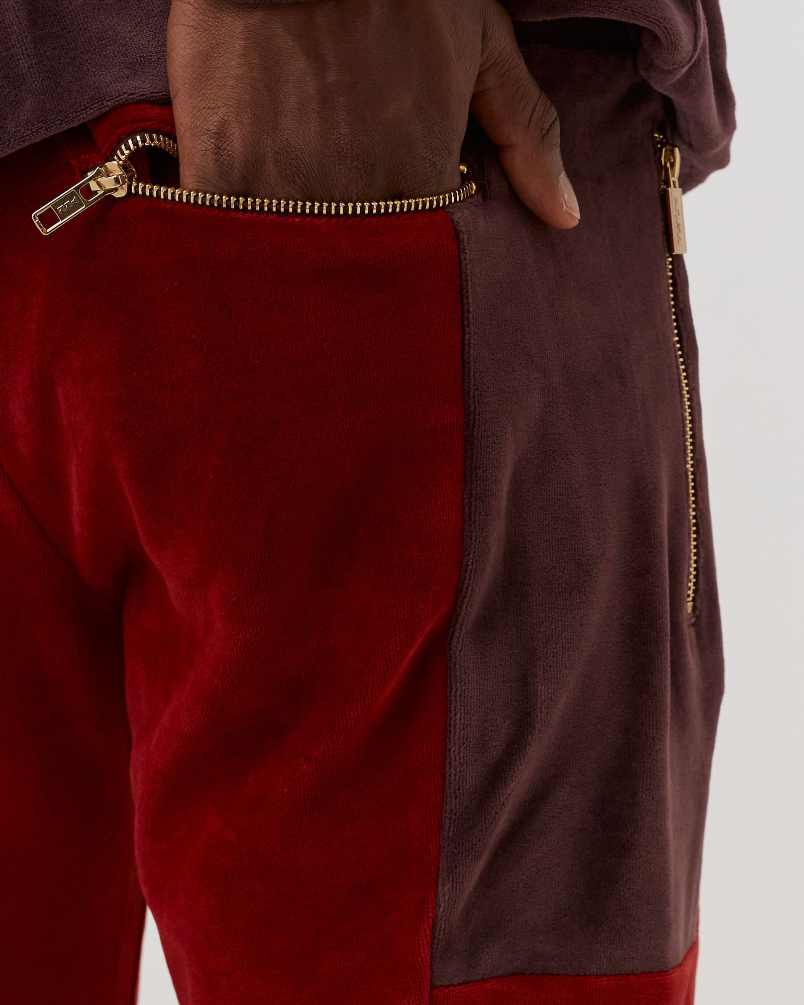 TYE VELOUR TRACK PANT