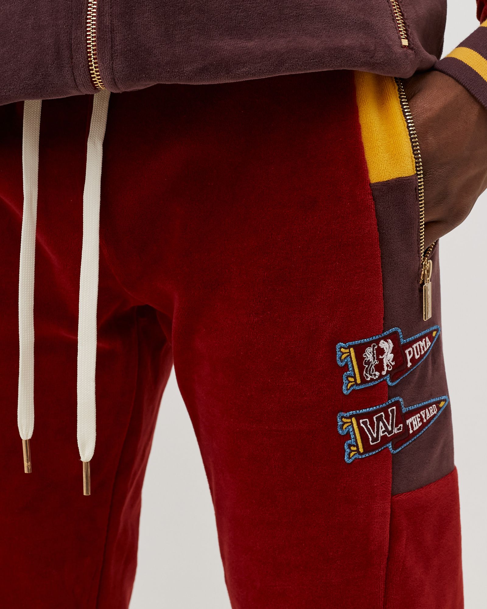 TYE VELOUR TRACK PANT