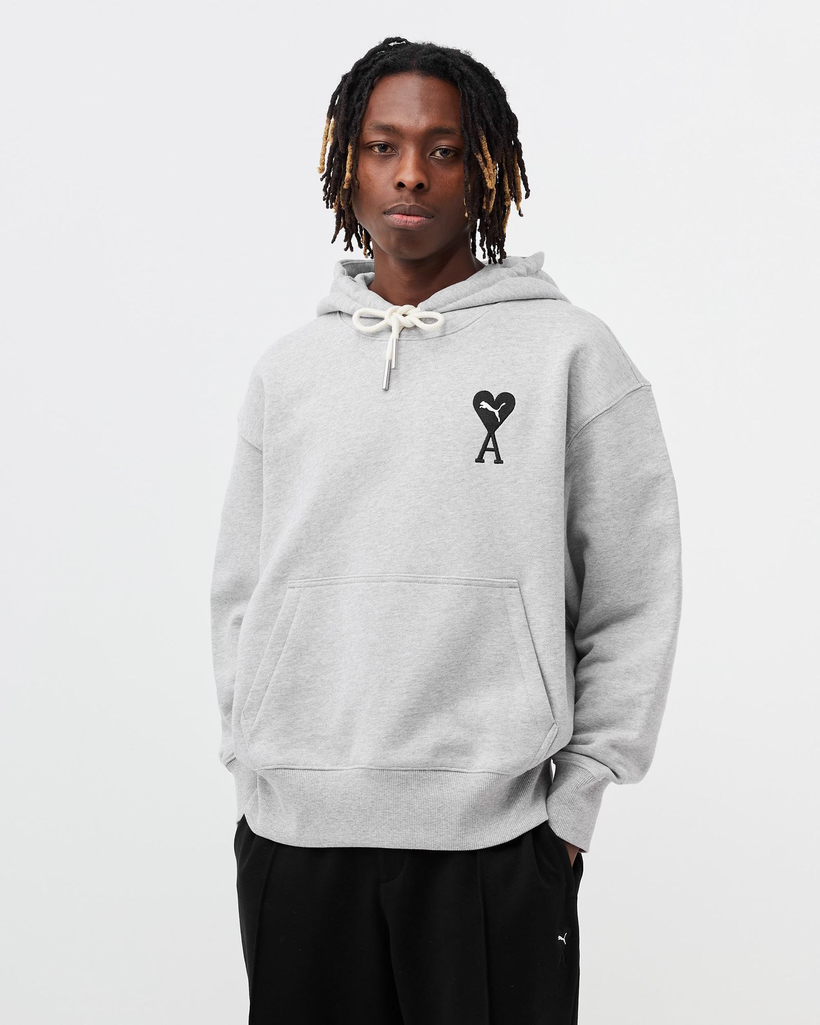 Ami Puma PUMA x AMI Hoodie Grey | BSTN Store