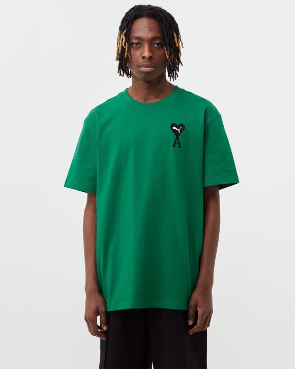 Puma green shop t shirt