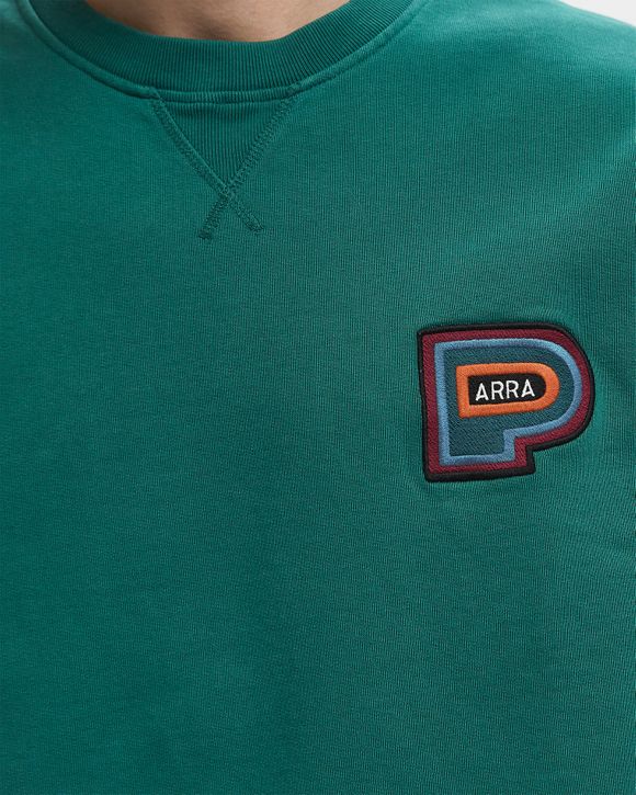 Repeat pea crew neck sweatshirt