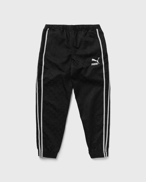 Puma PLAYERS LOUNGE T7 Woven Track Pants Black - PUMA BLACK-AOP