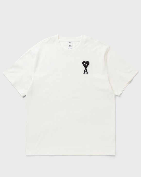 PUMA x AMI Logo T-shirt ホワイト アミパリス M Puma x AMI T-Shirt - Marshmallow - 53599275