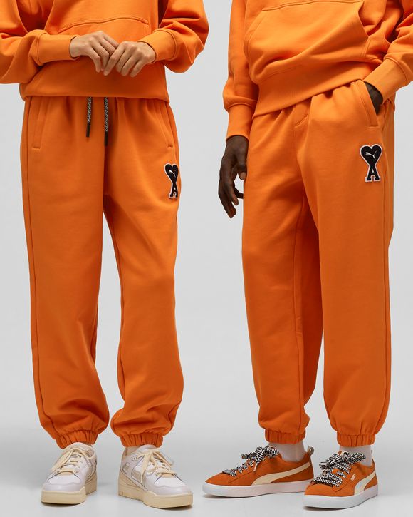 Orange puma sweatpants online