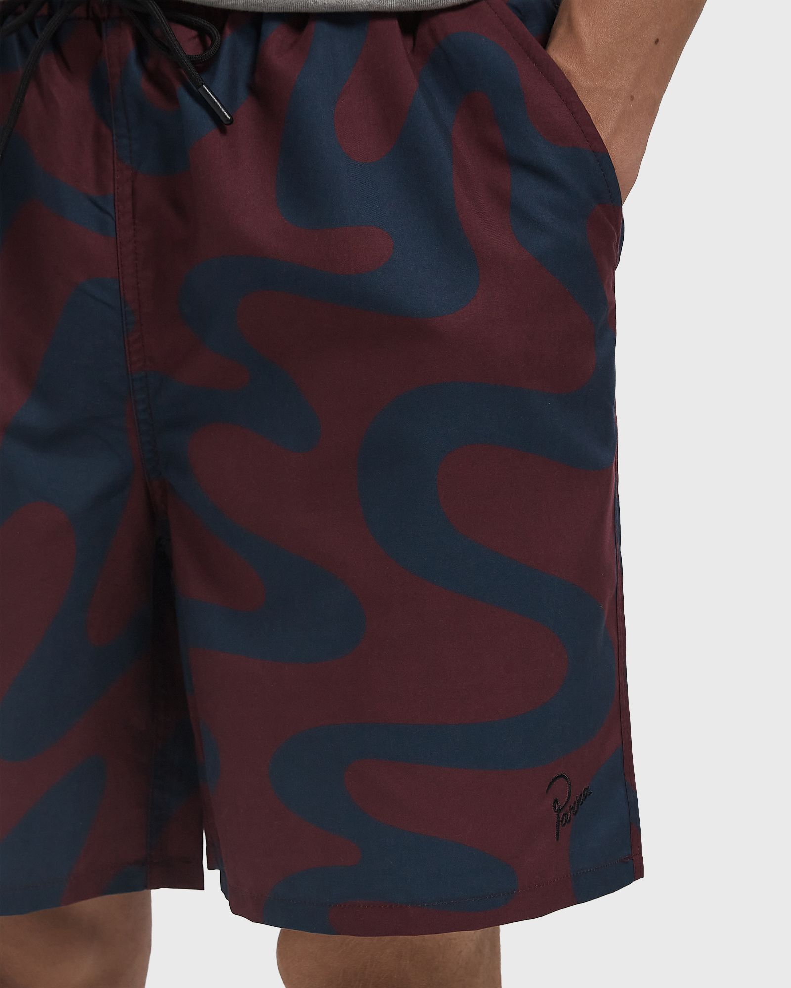 Splashed swim shorts