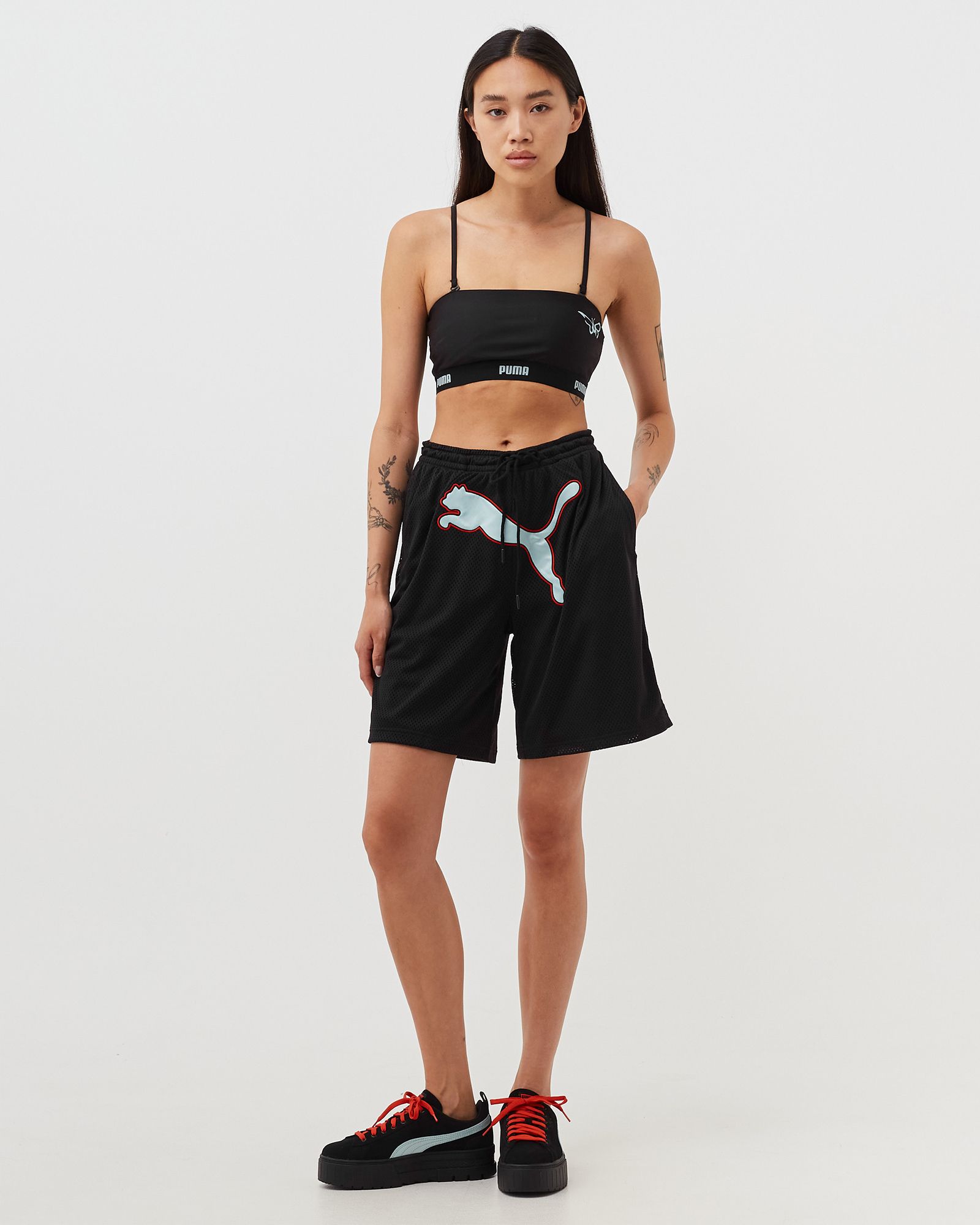 WMNS PUMA X DUA LIPA BASKETBALL SHORTS