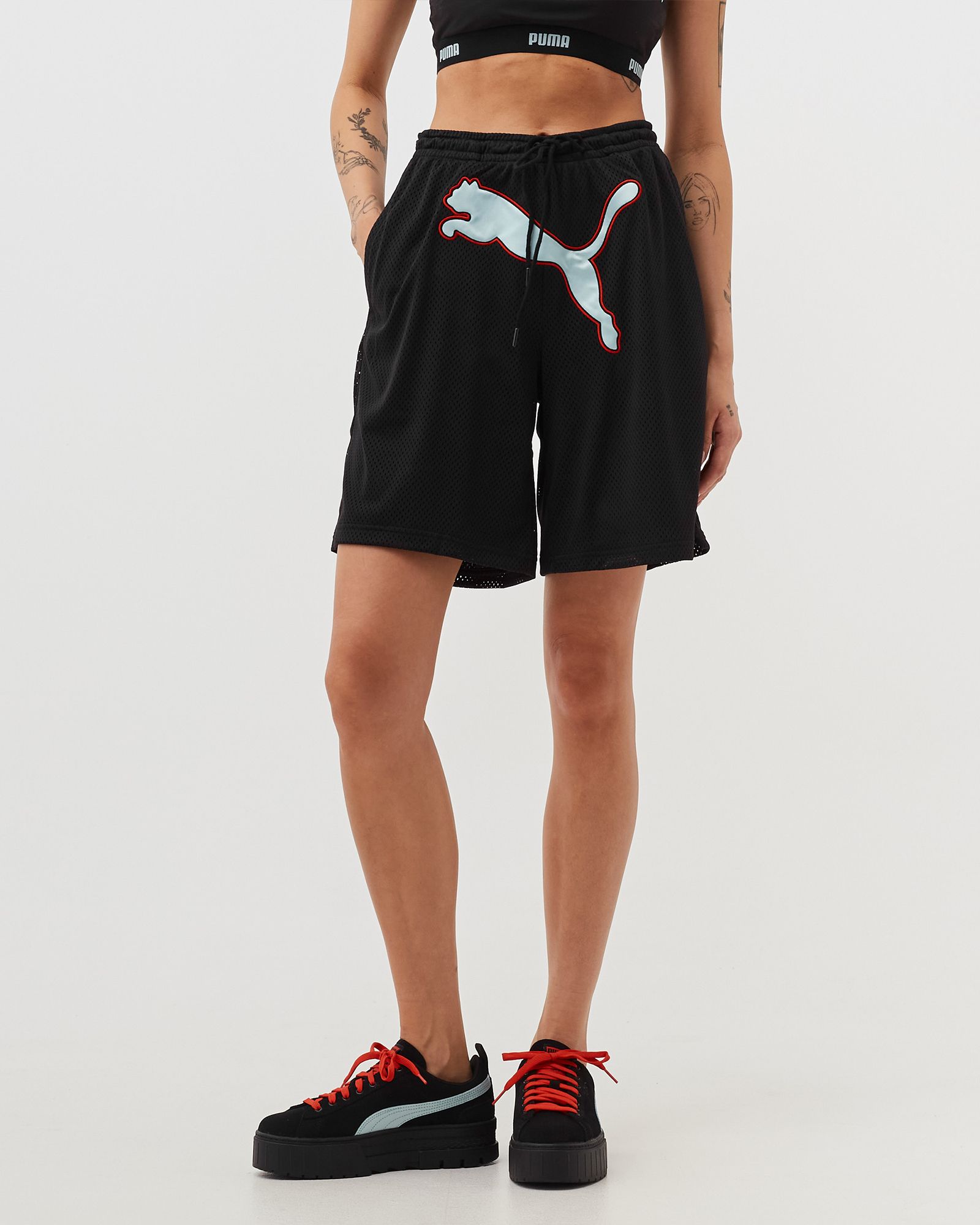 WMNS PUMA X DUA LIPA BASKETBALL SHORTS