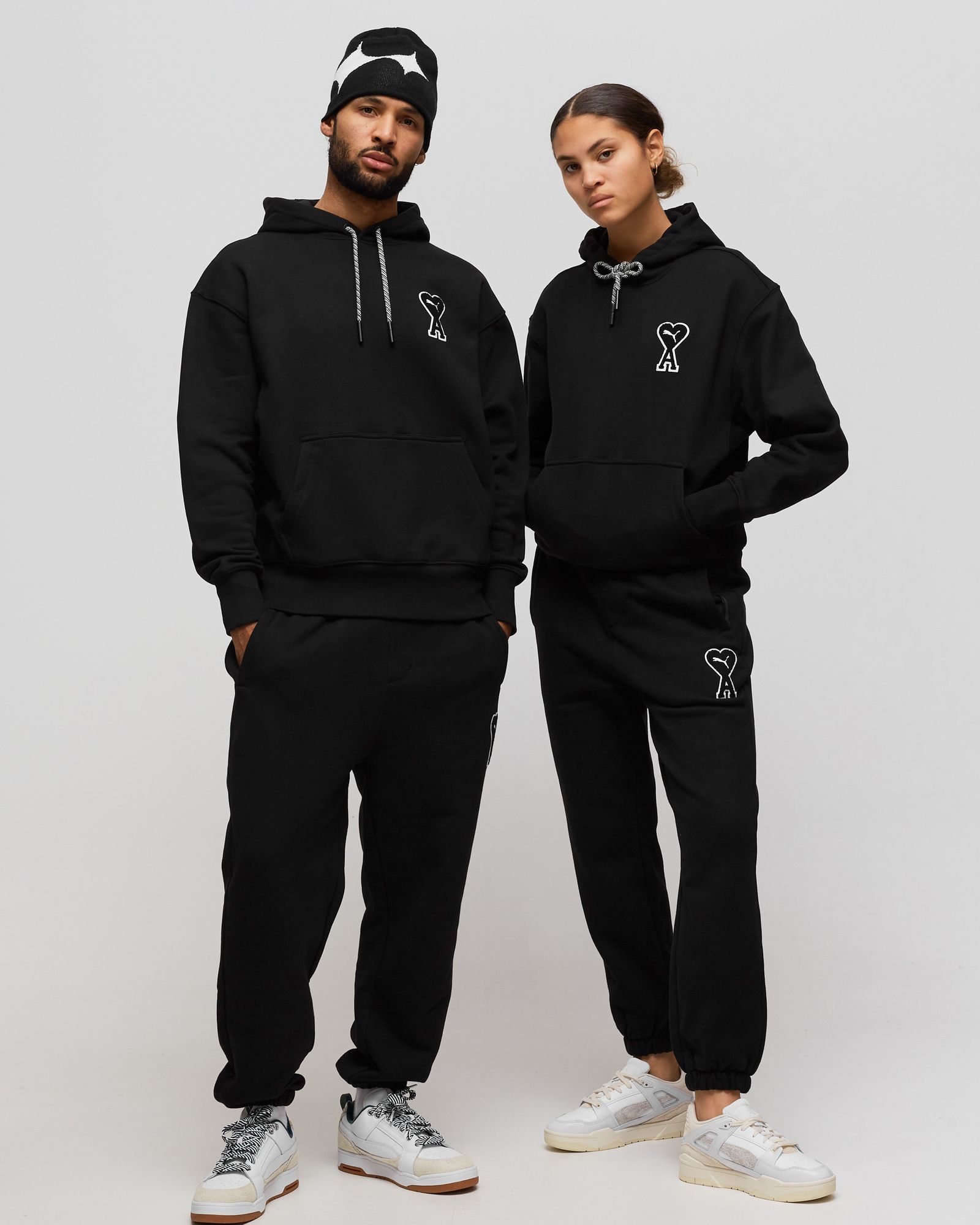 Puma PUMA x AMI Hoodie Black | BSTN Store
