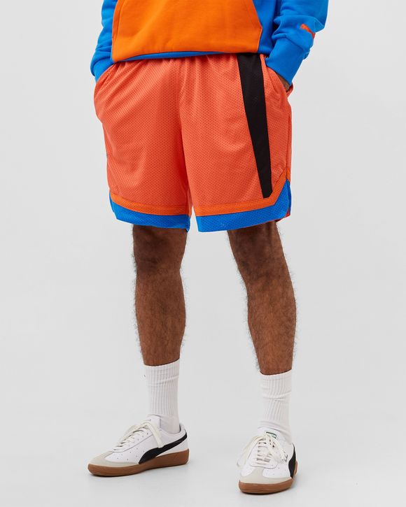 Melo One Stripe Basketball Shorts Men, Hot Coral, PUMA Shop All Puma