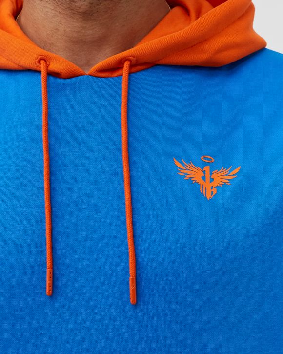 Blue cheap orange hoodie