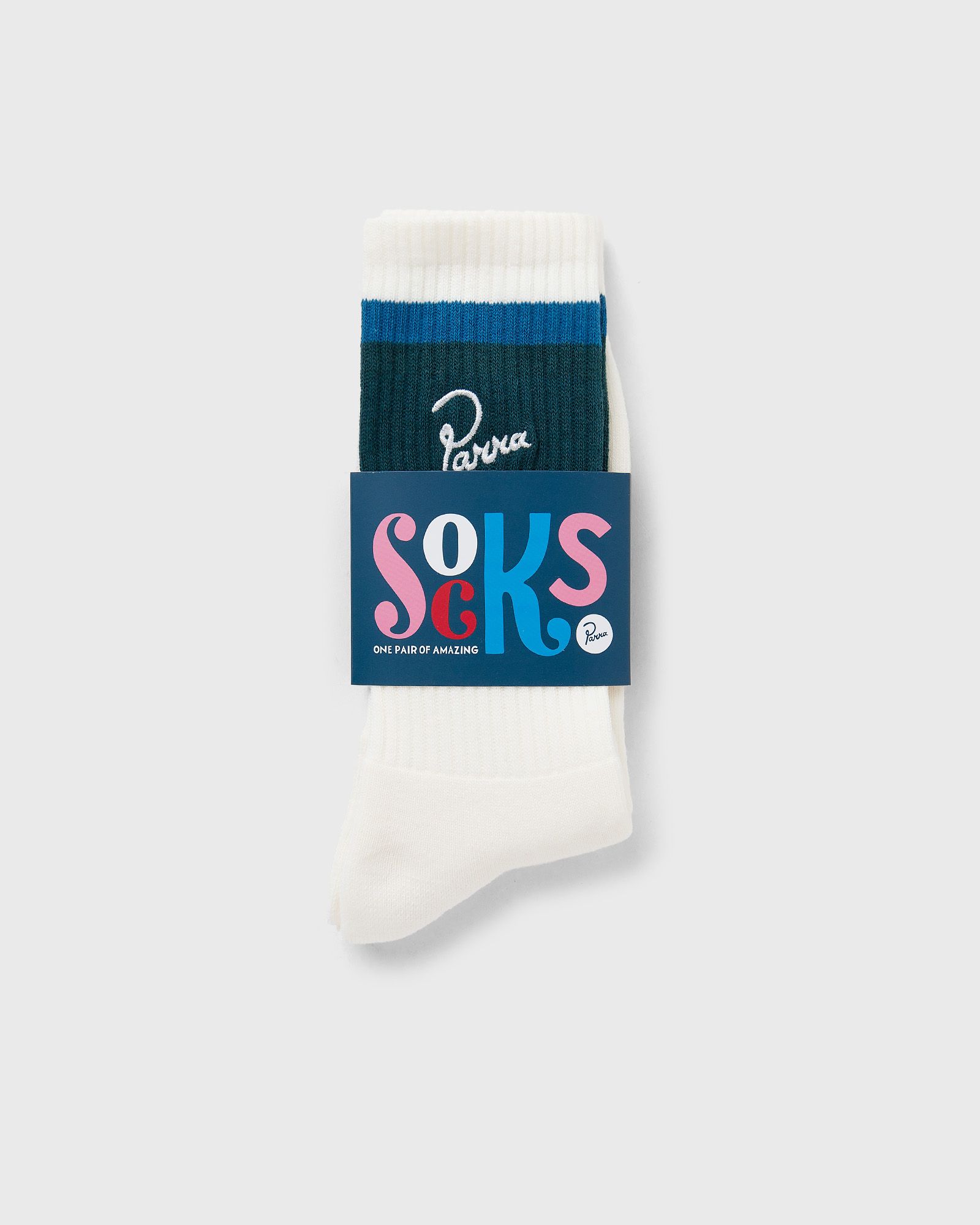 SIGNATURE STRIPED CREW SOCKS