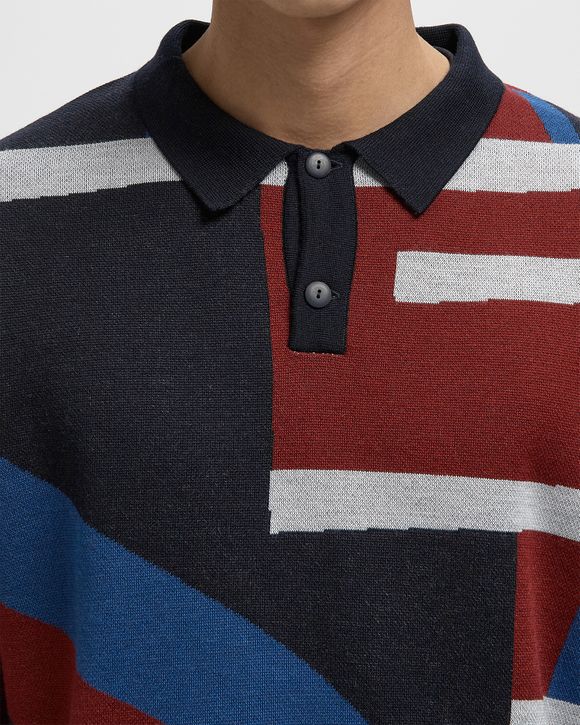 VERTICAL FOREST KNITTED POLO