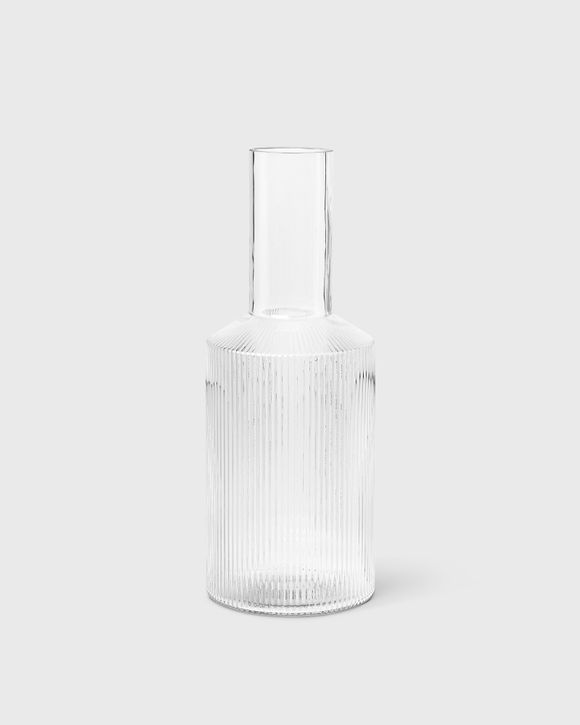 ferm LIVING Ripple carafe set, small, clear