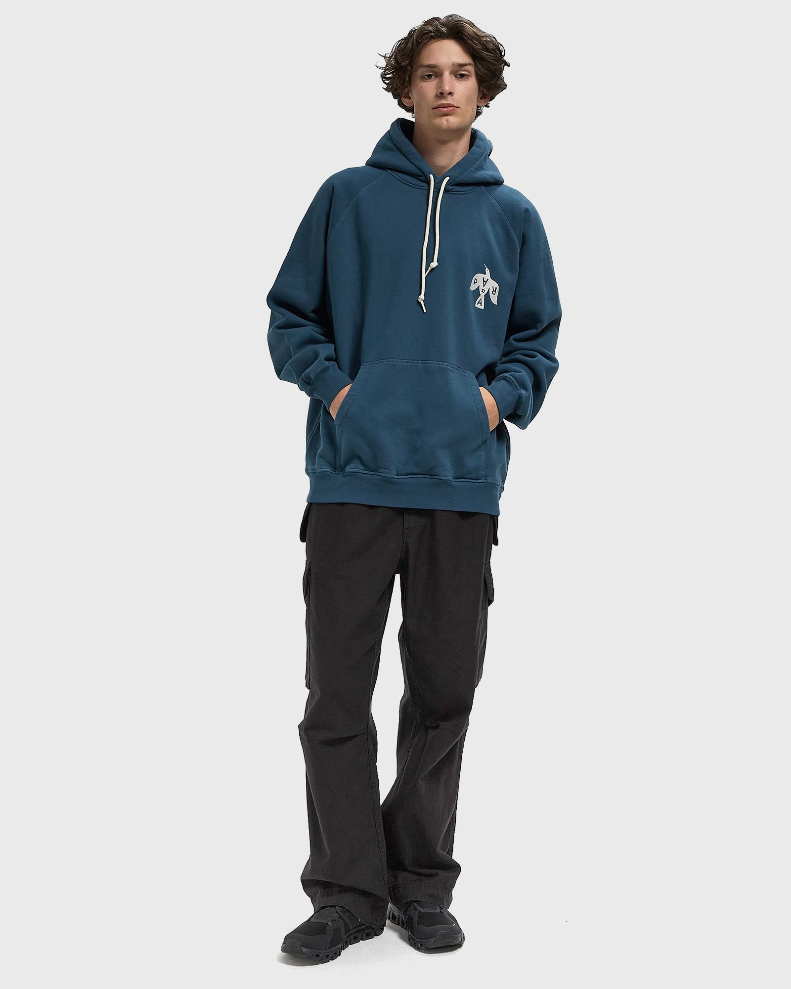 CROW LOGO HOODED SWEATSHIRT