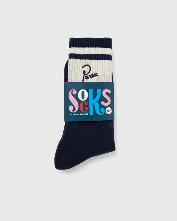 SIGNATURE STRIPED CREW SOCKS
