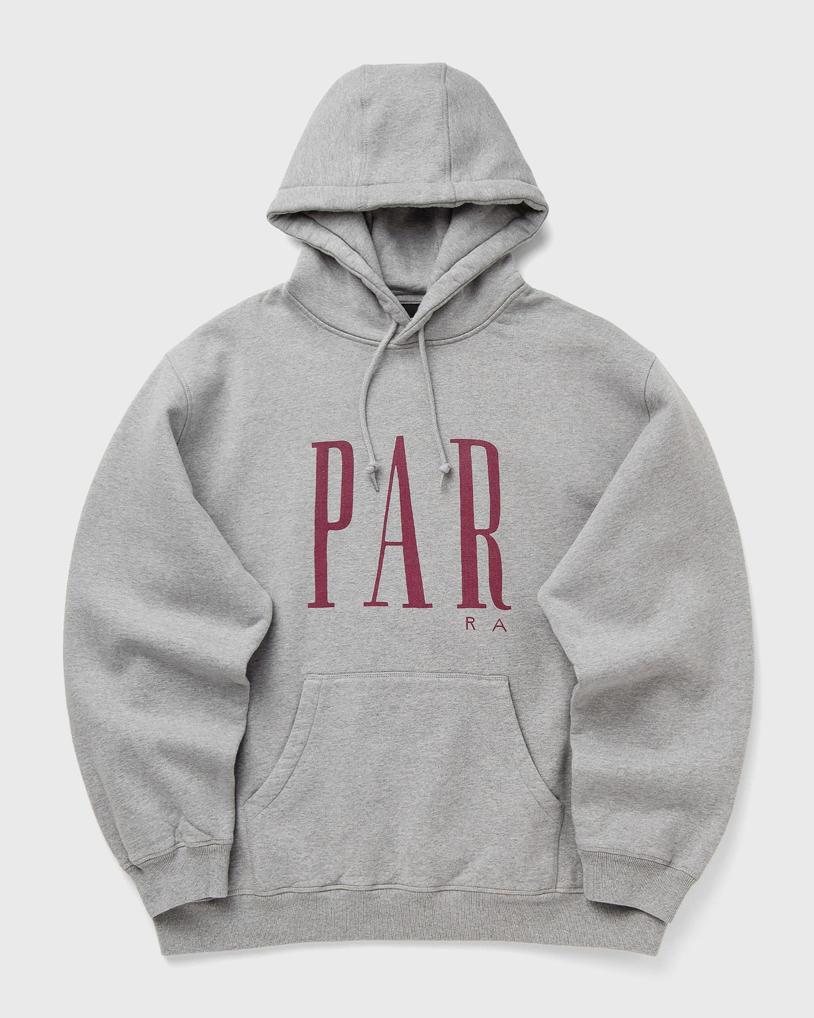 By Parra By Parra GAPPED HOODED SWEATSHIRT in grey