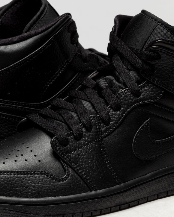 Jordan AIR JORDAN 1 MID TRIPLE BLACK Black - BLACK