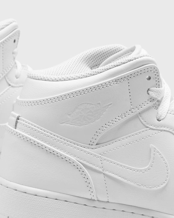 Nike Air Jordan 1 Mid sneakers in gray and white