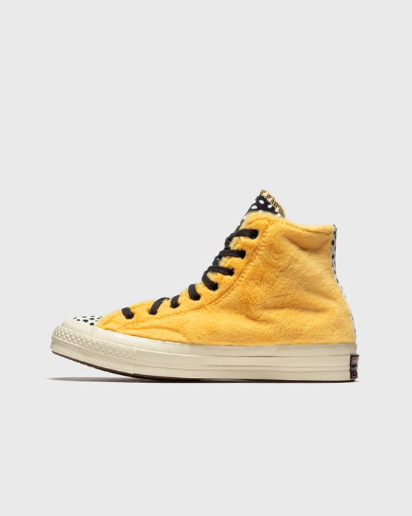 Converse WMNS CHUCK 70 HI LEOPARD FAUX FUR Yellow BSTN Store