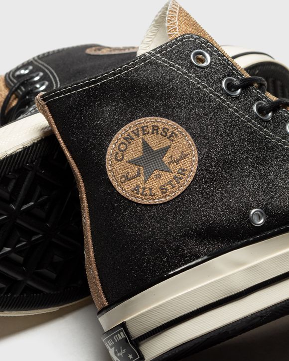 Converse WMNS CHUCK 70 GLITTER Black BLACK GOLD EGRET