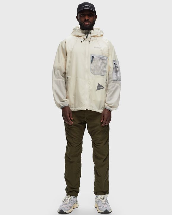 And Wander BREATH RIP HOODIE Beige | BSTN Store