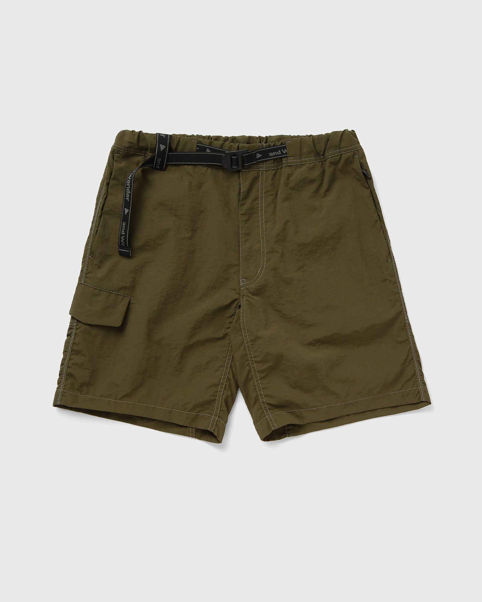 And Wander - ny taffeta hiker short pants men casual shorts green in größe:xxl