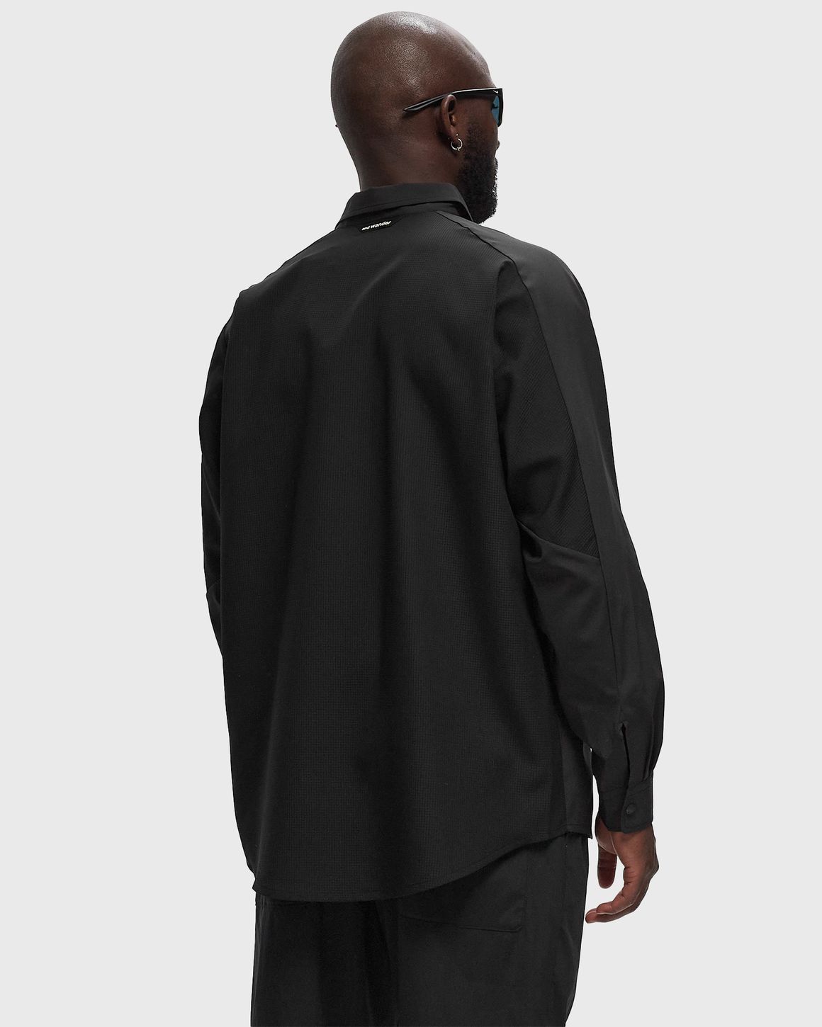 【新品】and　wander　tech LS shirt　定価33000円 and wander - Tech LS Shirt (Black) | HHV