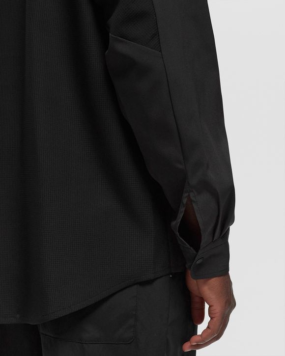 And Wander TECH LS SHIRT Black | BSTN Store