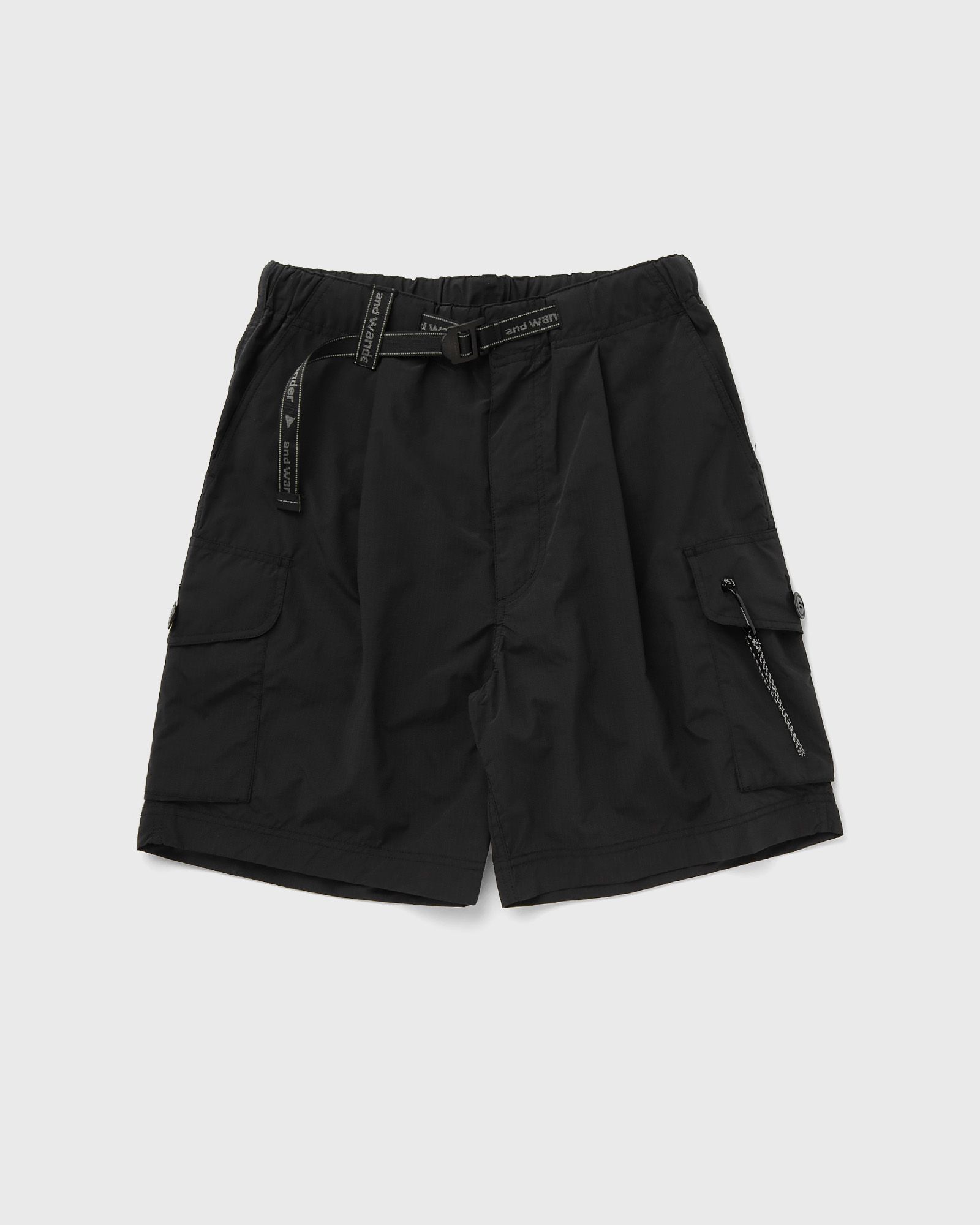 And Wander - oversized cargo short pants men casual shorts black in größe:xxl