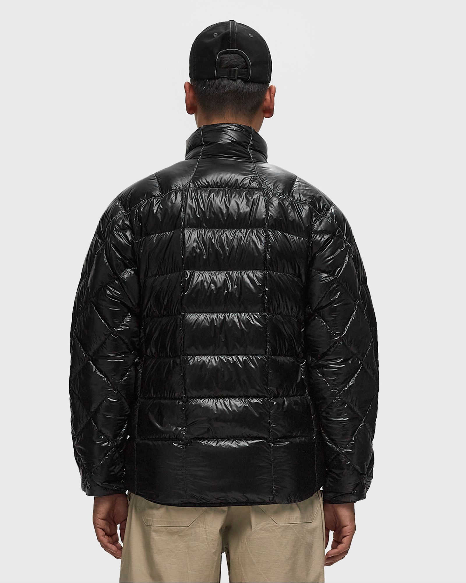 diamond stitch down jacket