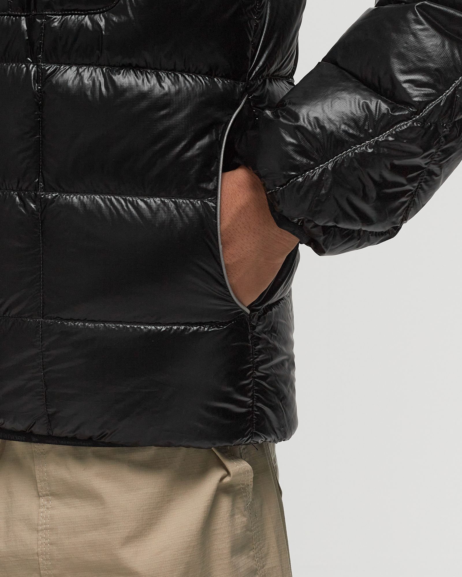 diamond stitch down jacket