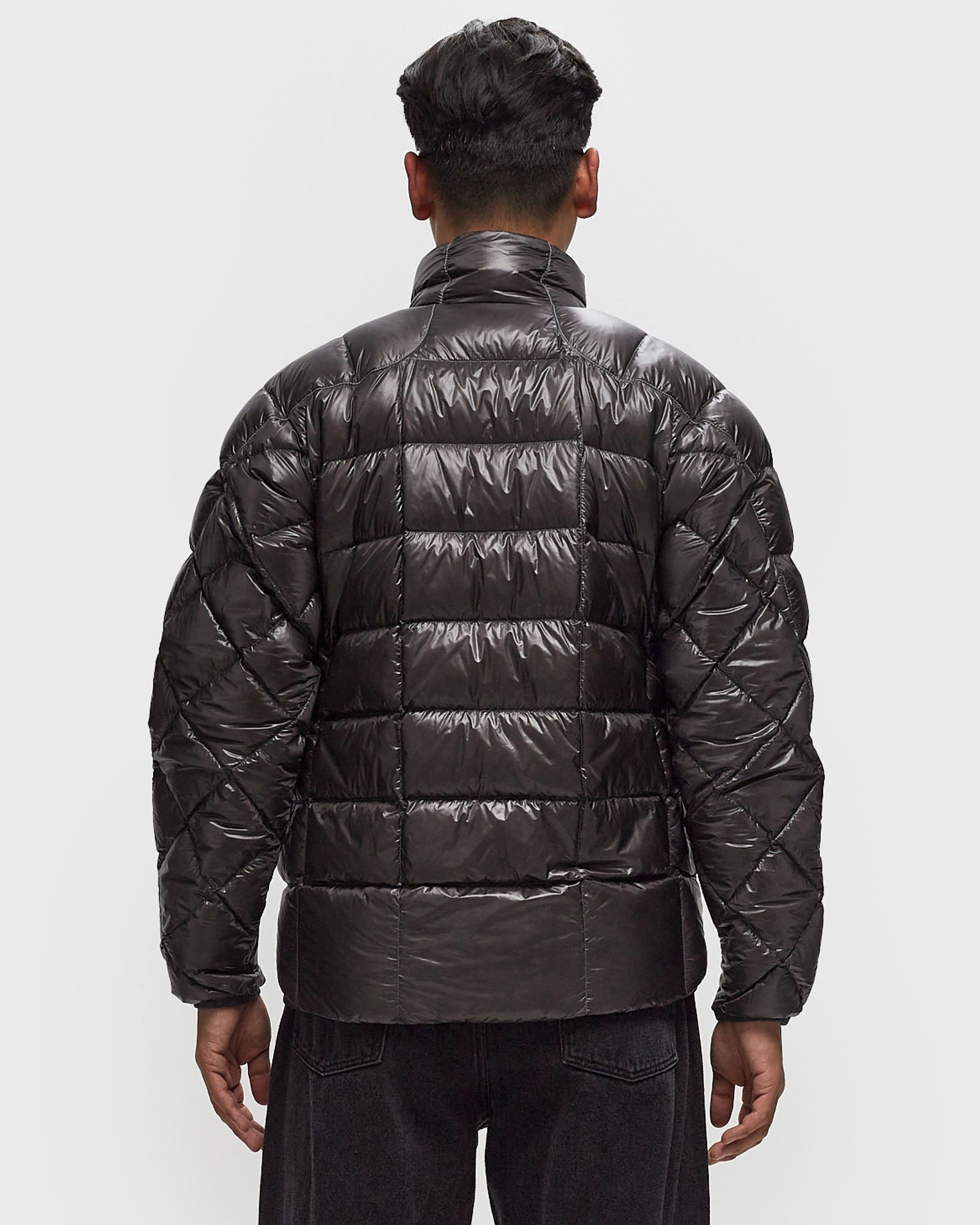 diamond stitch down jacket