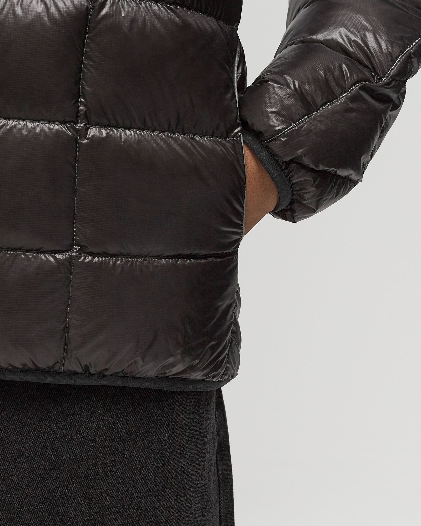 diamond stitch down jacket