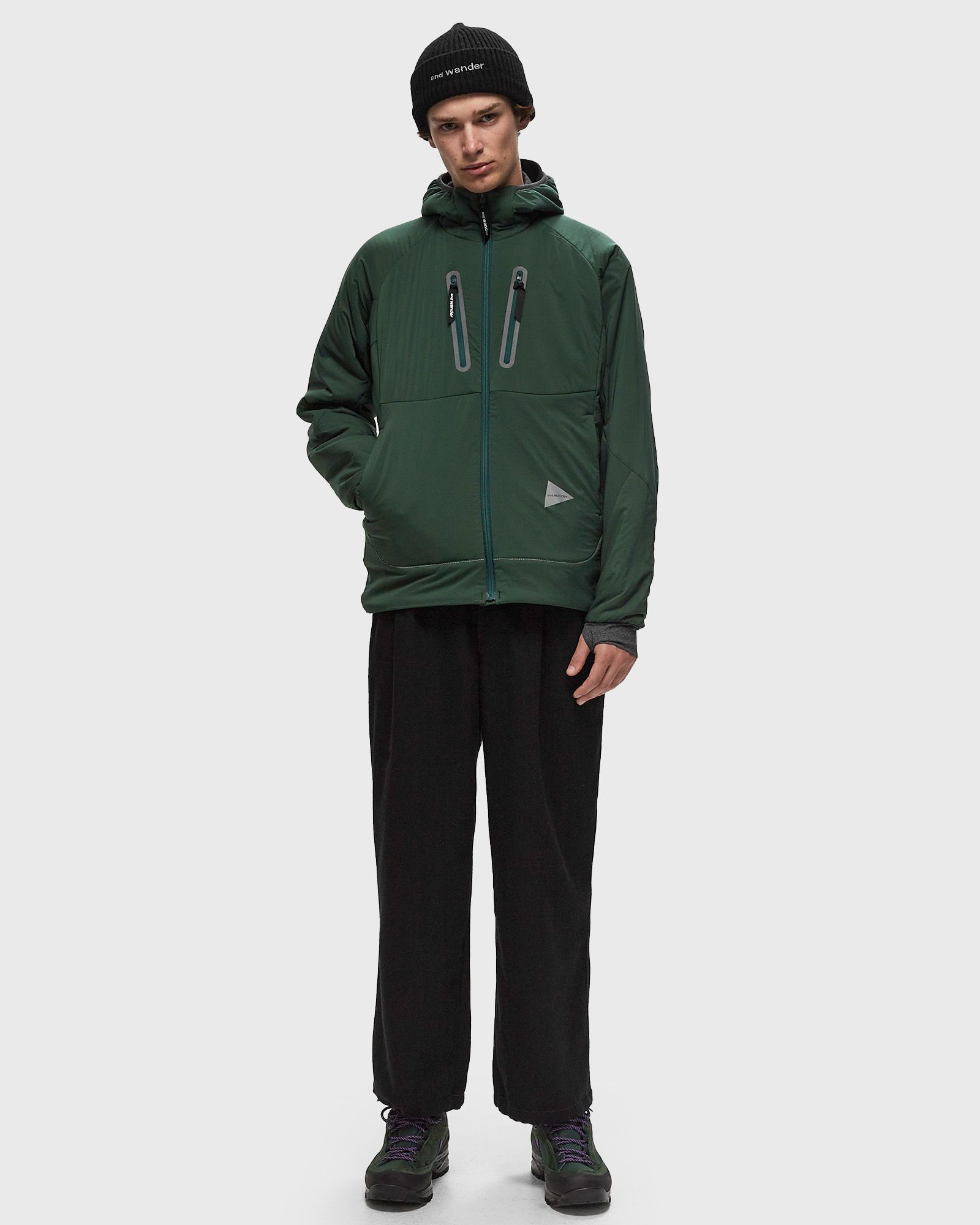 ✴︎and wander ✴︎ alpha AIR T Lサイズ and wander｜alpha AIR hoodie | Rakuten Fashion(楽天