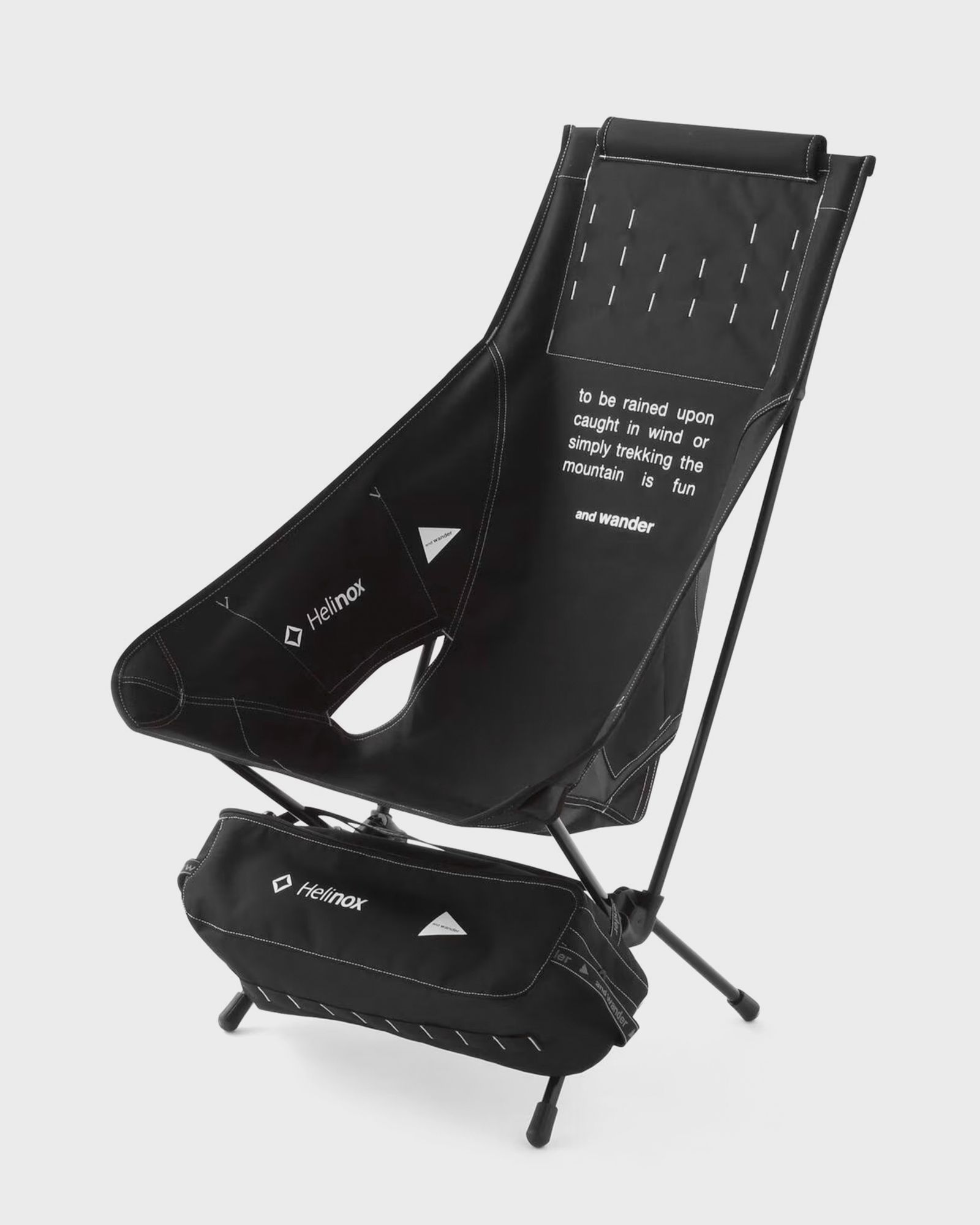Helinox × and wander folding chair two