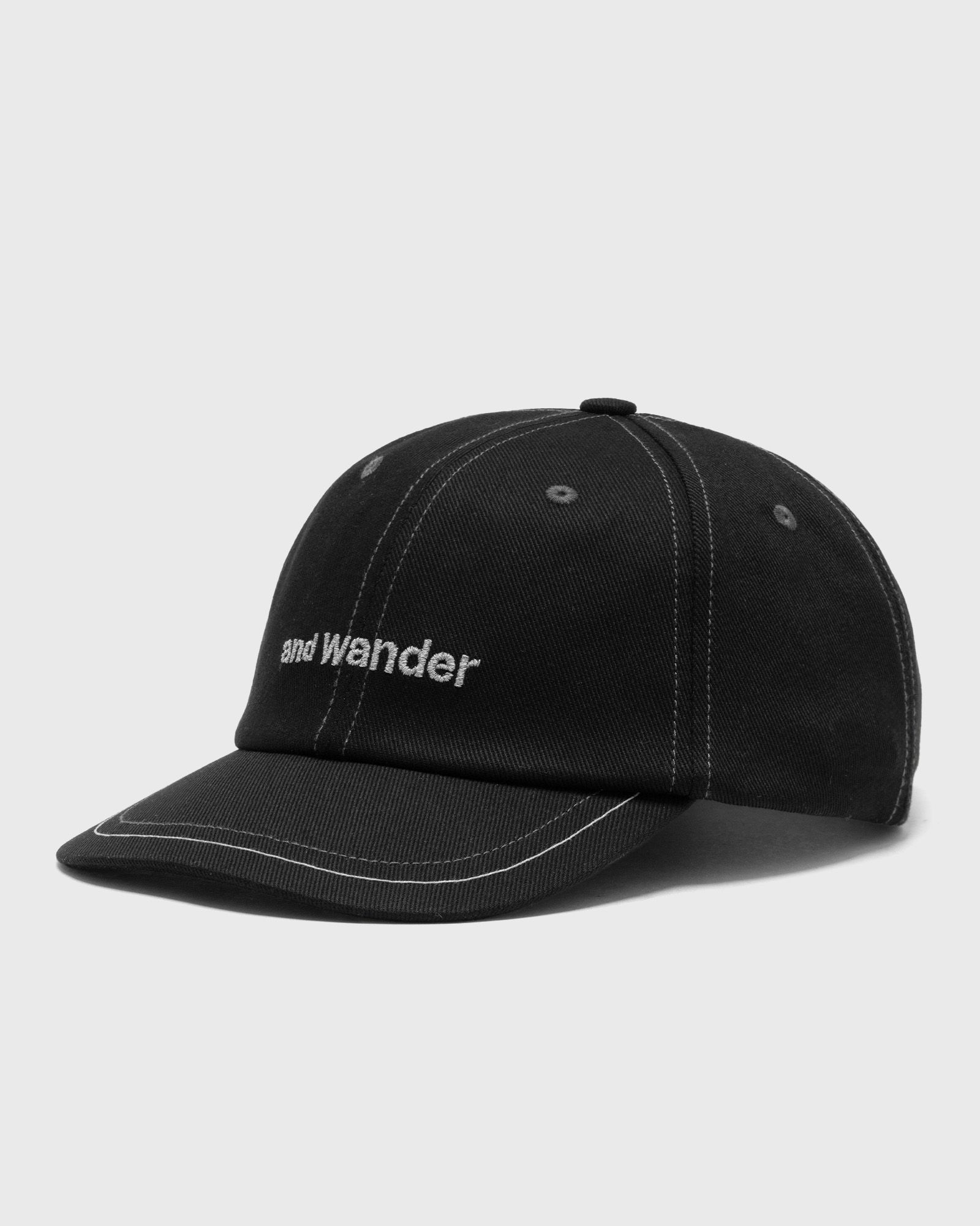 And Wander - cotton twill cap men caps black in größe:one size