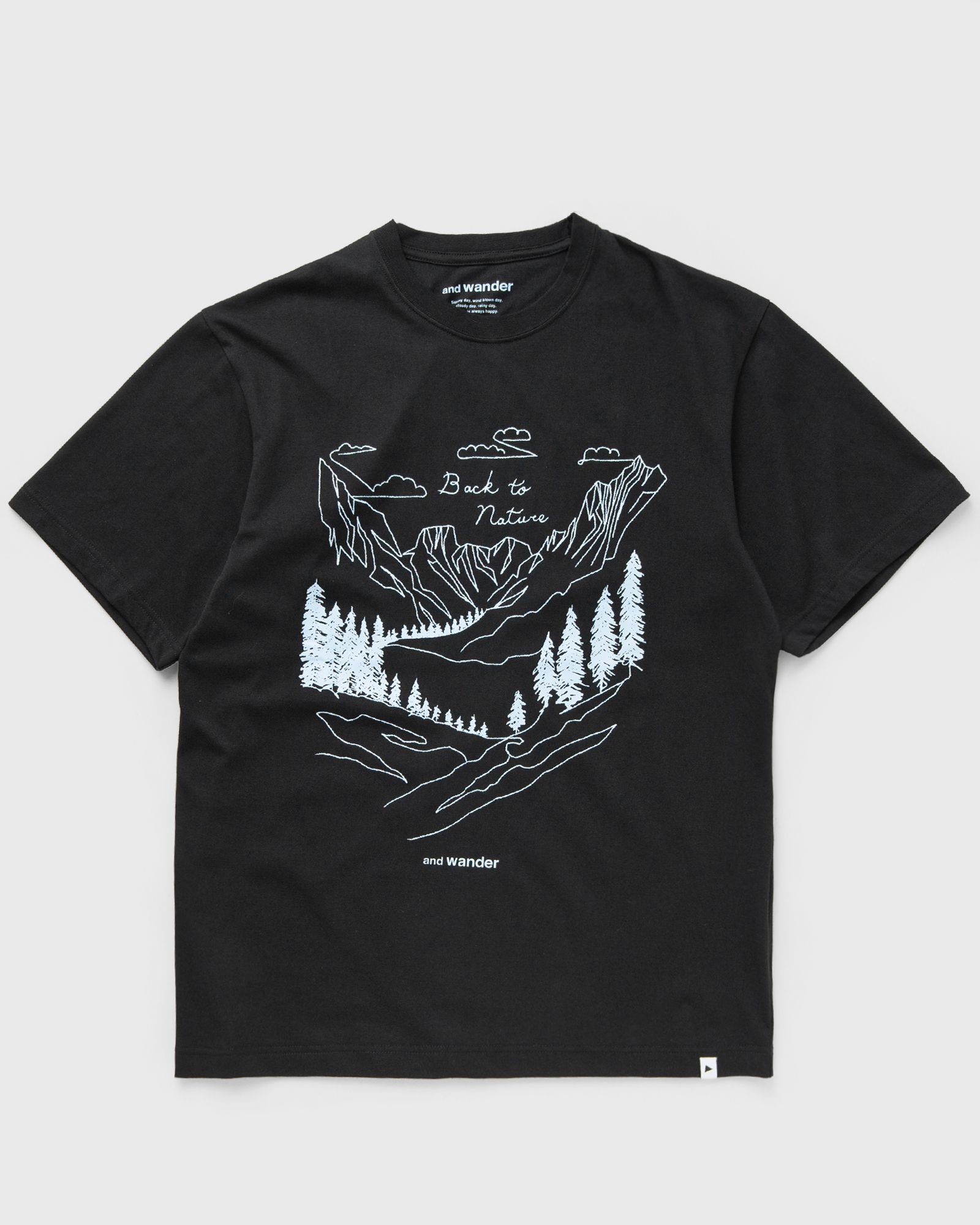 BACK TO NATURE PRINTED SS TEE
