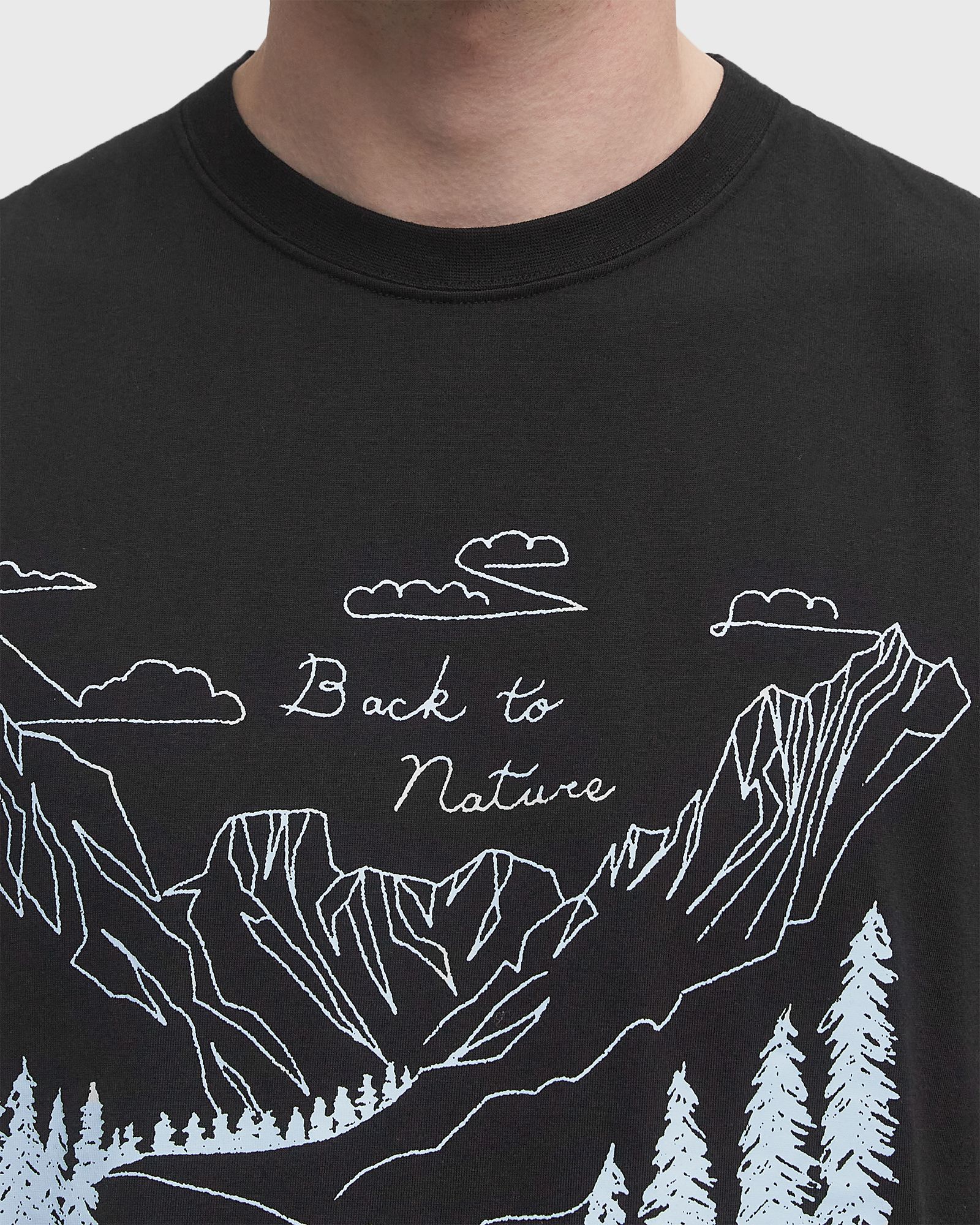 BACK TO NATURE PRINTED SS TEE