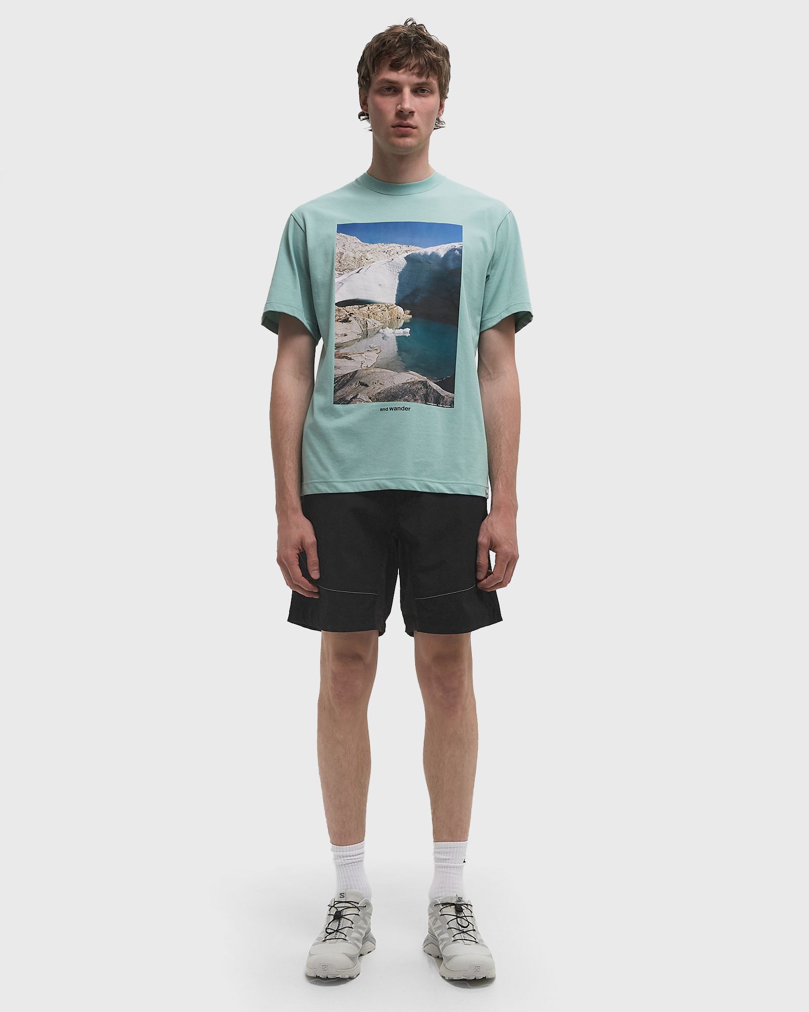GLACIER PRINTED SS TEE