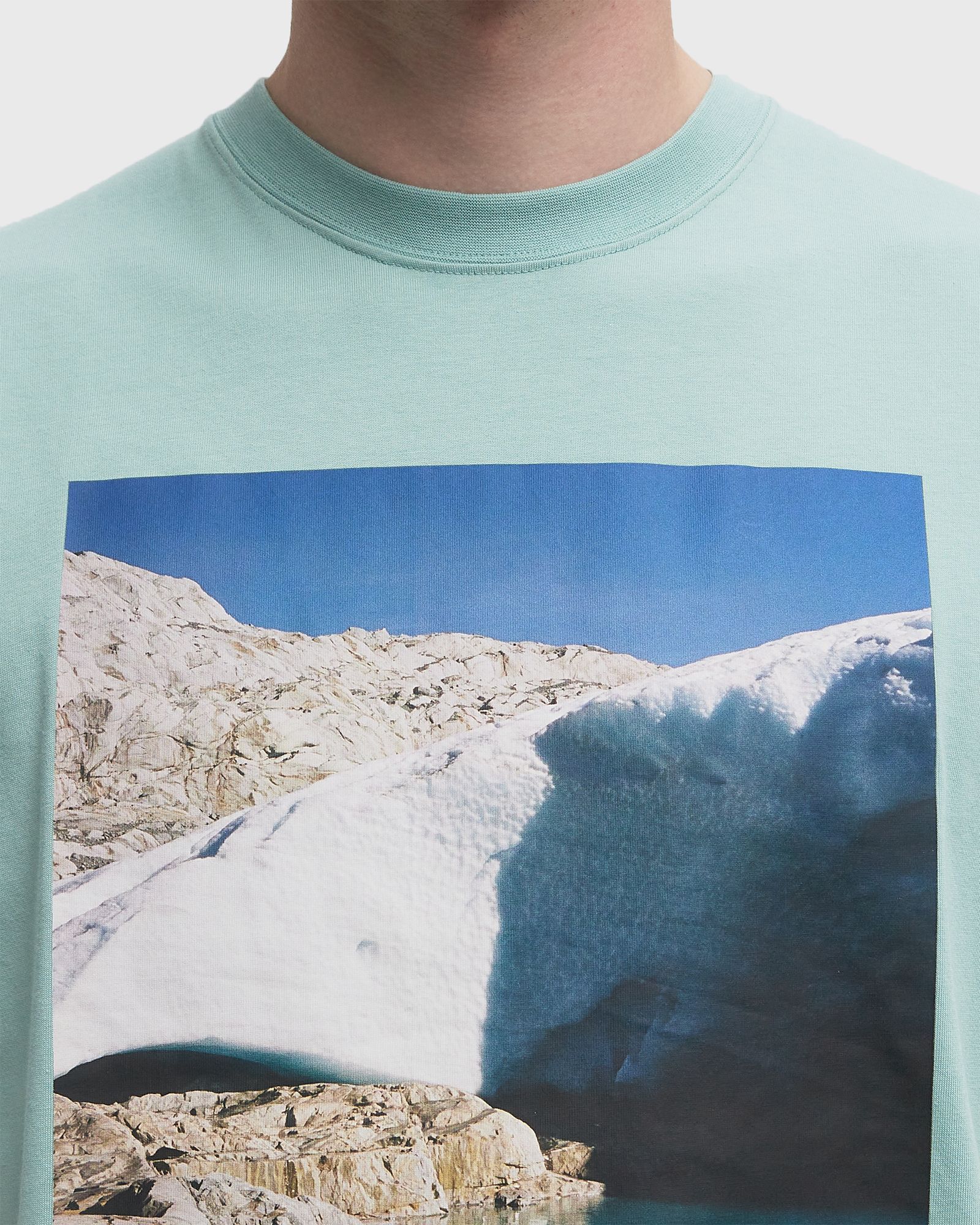 GLACIER PRINTED SS TEE