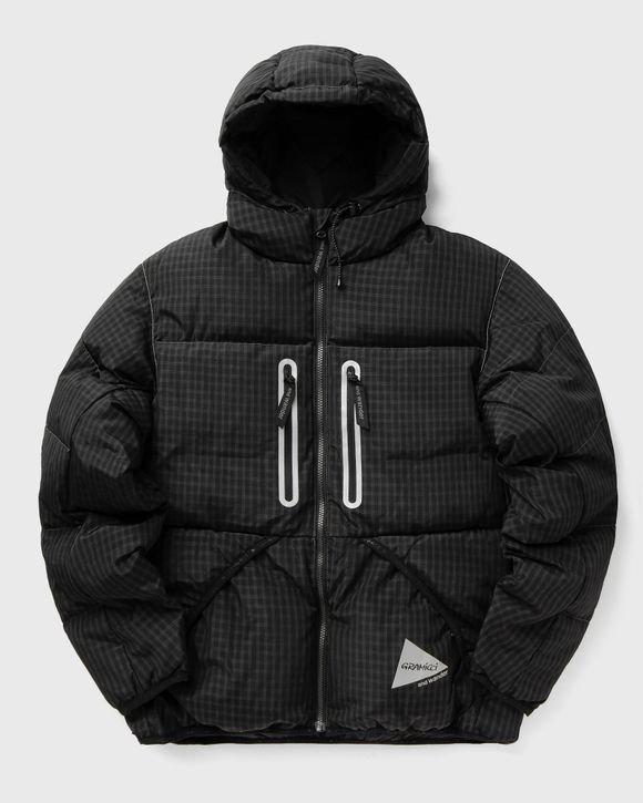 X gramicci wool check down jacket
