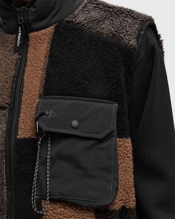Mix boa vest