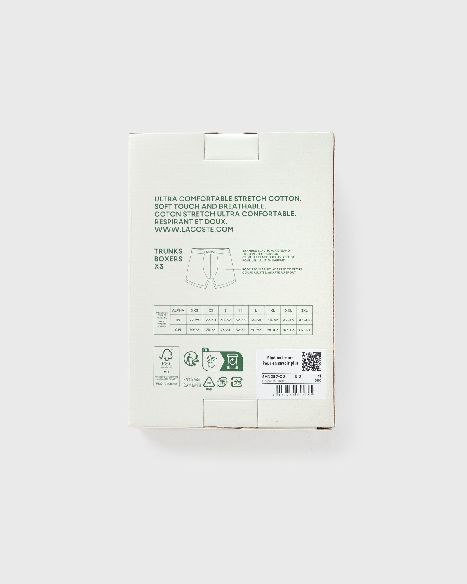 PACK DE 3 BOXERS COURTS