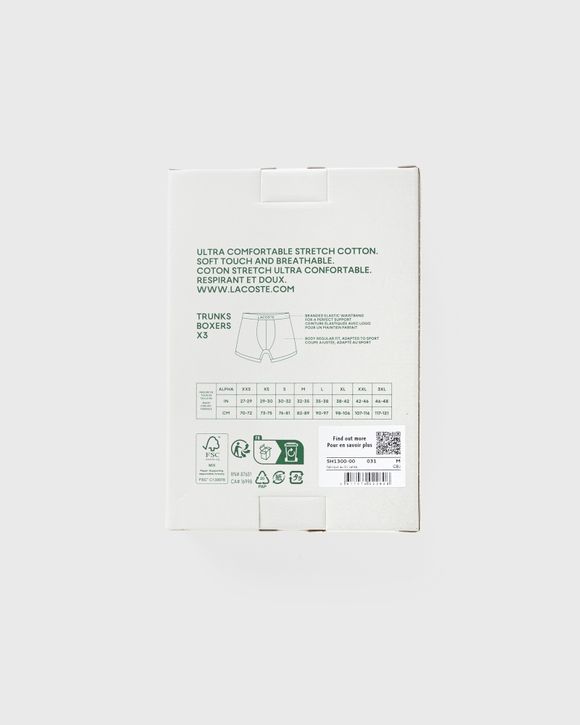 3-Pack Stretch Cotton Trunks