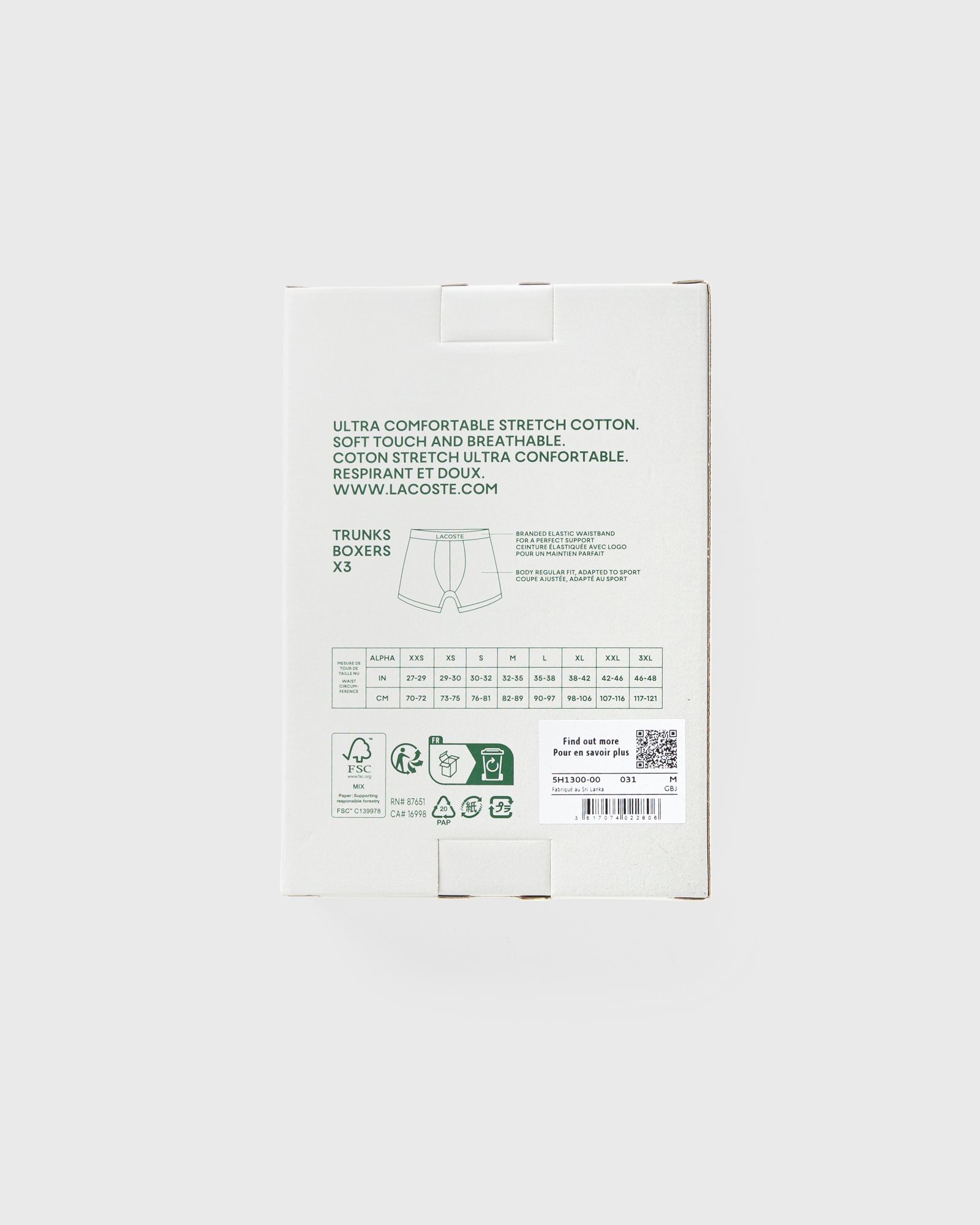 PACK DE 3 BOXERS COURTS