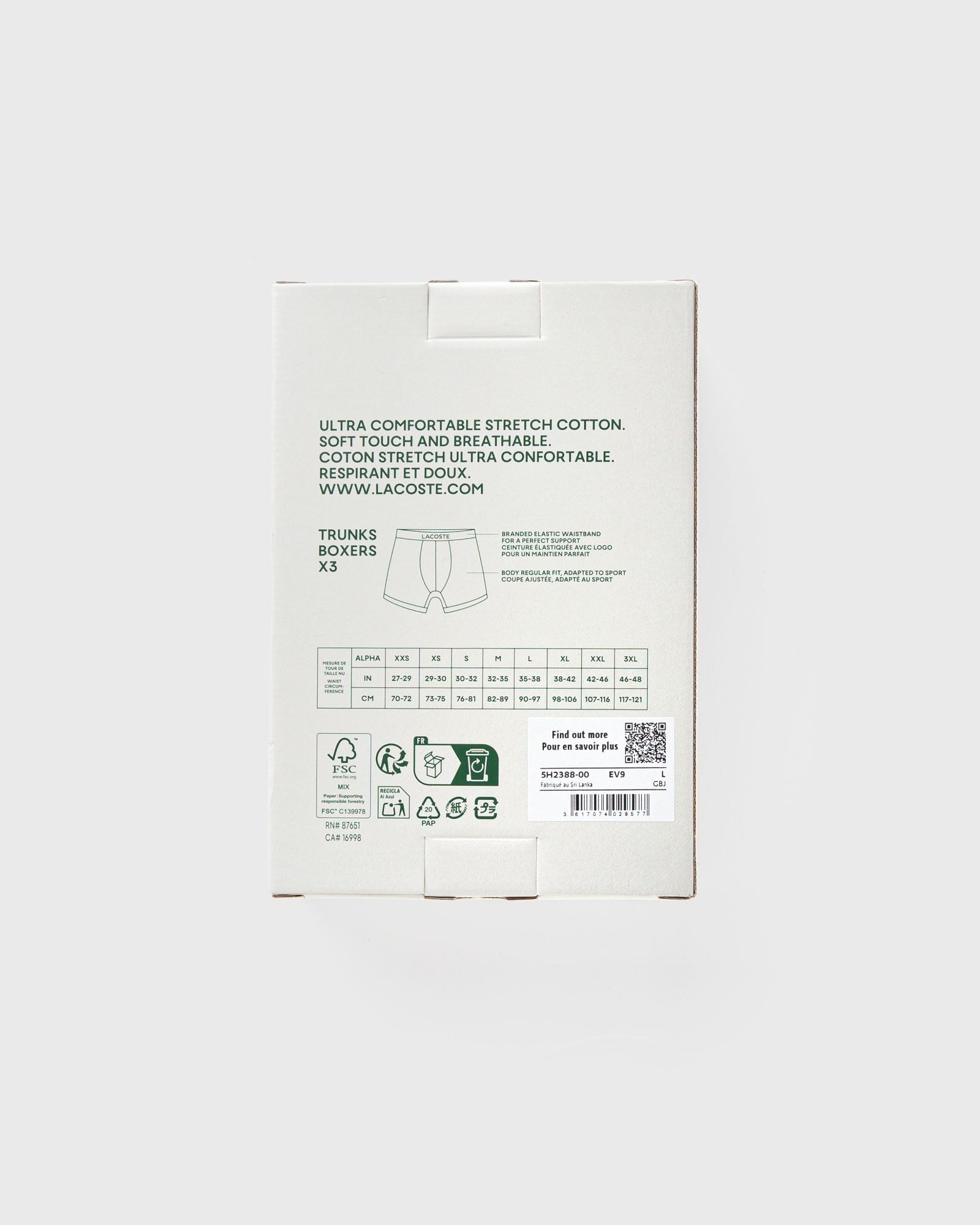 BOXER COURT SOUS-VETEMENT